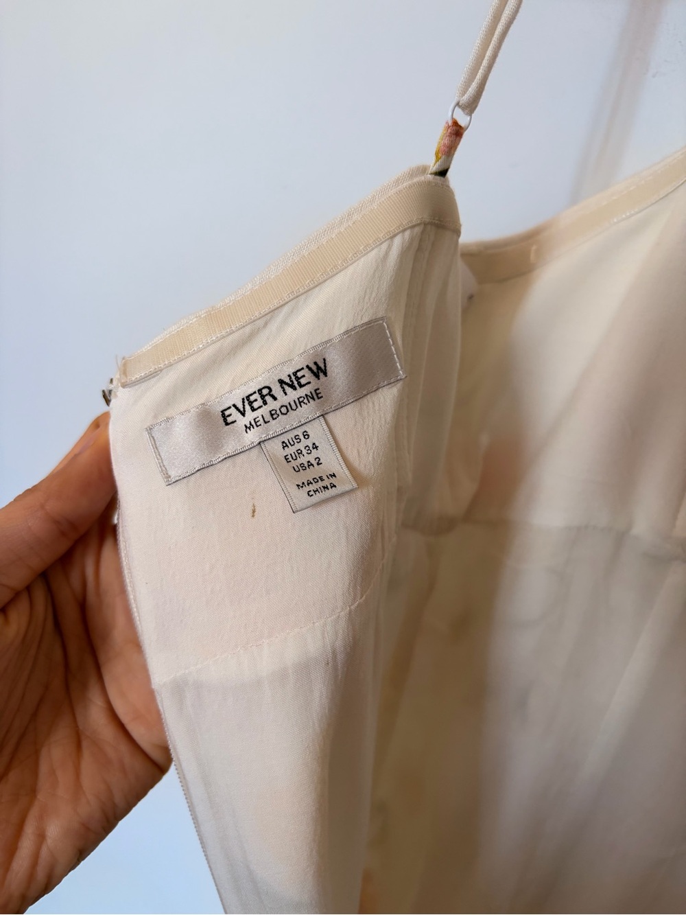 EVERNEW Linen-Blend Vayda Strap Midi Sun Dress - Size 2 - Picture 10 of 16